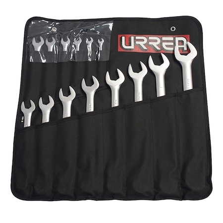 Urrea Satin finish 12-point combination wrench set 14 pc 1200DA